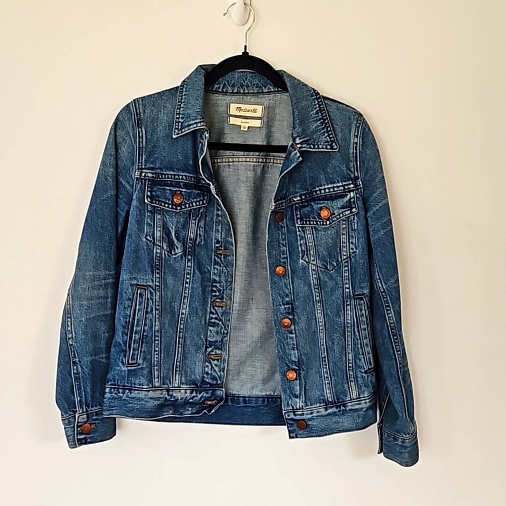 Madewell Classic jean Jacket size Small